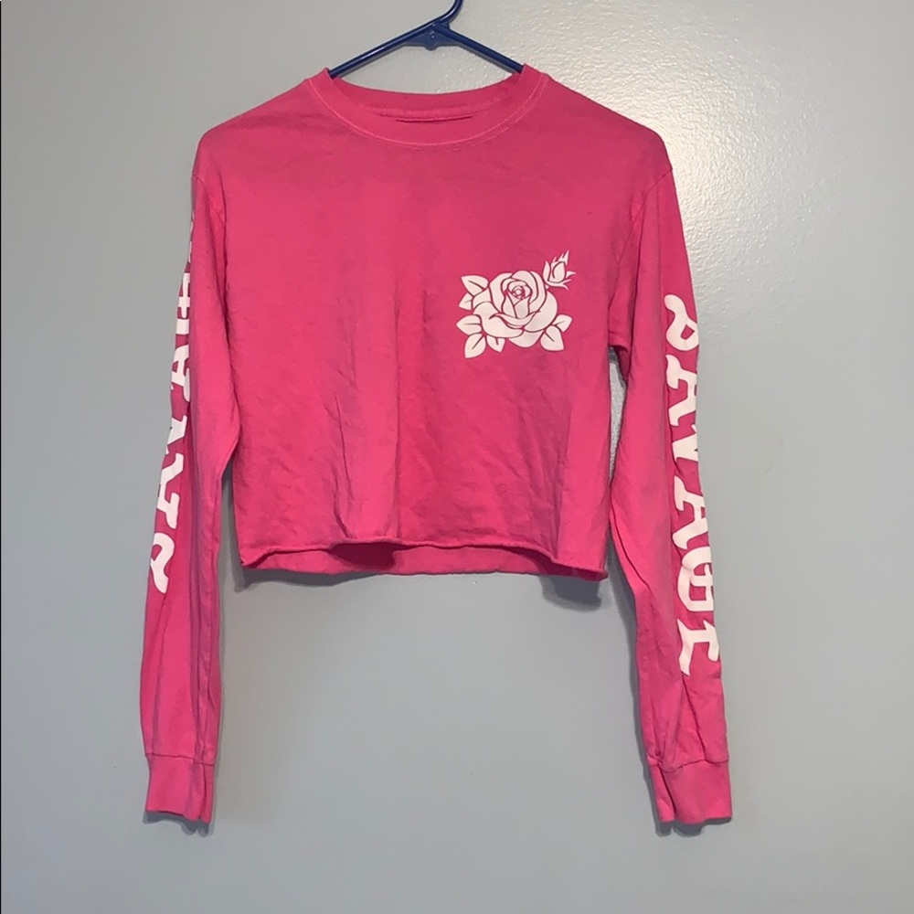 Cold Crush Cropped Long Sleeve Top